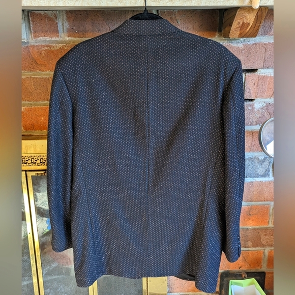 Vintage Givenchy men's wool blazer size L - Picture 4 of 5